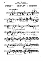 2 Etudes for the Left Hand Only
