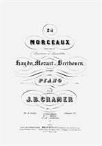 24 Morceaux choisis dans les Quators et Quintettes de Haydn, Mozart et Beethoven (Vol.1)
