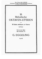 18 Melodische Oktaven-Etüden